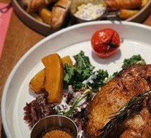 Zero-Gravity Crispy Roasted Half Chicken