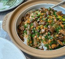 Sea Cucumber Rice Toss