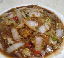 Oil渣 Bok Choy with Vermicelli