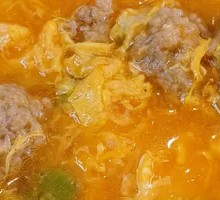 Tomato and Pork Ball Pot