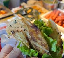 Braised Flatbread with Pork Tenderloin