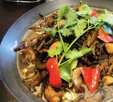 Preserved Meat and Dried String Bean Hot Pot