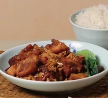 Braised Chicken Leg with Tofu Skin