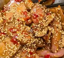 Pickled Chili Garlic Sausage Rice Noodles