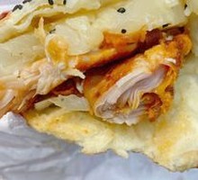 Grilled Pineapple Chinese Burger