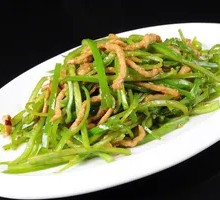 Green Pepper Shredded Pork Rice