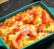 Cheesy Chicken皇 Baked Rice