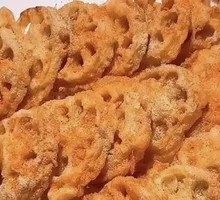 Golden Crispy Lotus Root Slices