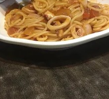 Spicy Tomato Seafood Pasta