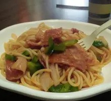 Tomato Bacon Spaghetti