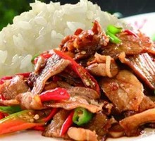 Salted Pork and Garlic Rice Bowl