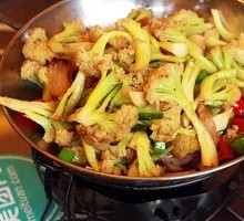 Spicy Cauliflower in Hot Pot