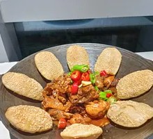 Braised Chicken with Flatbread