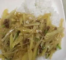 Spicy and Sour Potato Noodles with Rice
