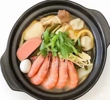 Three Delicacies Hot Pot in Clay Pot