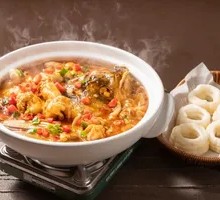 Braised Fish Head with Fish Roe