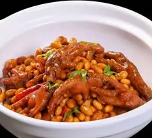 Braised Chicken Feet with Soybeans