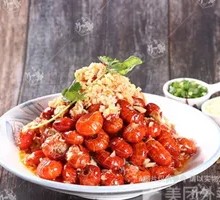 Golden Soup Garlic Shrimp Tails