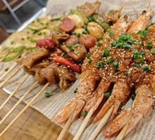 Freshly Caught Large Shrimp
