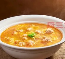 Broad Bean Meatball Egg Soup