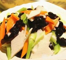 Chinese Yam and Wood Ear Mushroom