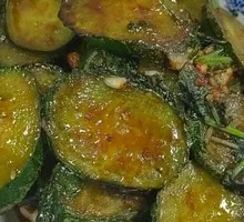 Pan-fried Cucumber with Perilla