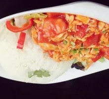 Tomato and Egg Fried Rice