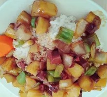 Beef and Potato Rice Bowl