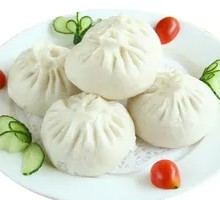 Rose Red Bean Bun