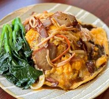 Crab Stick Barbecue Egg Rice