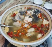 Soft-shelled Turtle Stewed with Qingyuan Chicken