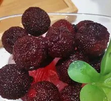 Frozen Raspberry-Style Plum