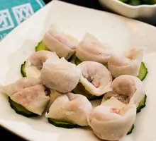 Fish Skin Dumpling and Bok Choy Soup