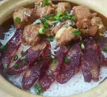 Stewed Spare Ribs, Beef, and Sausage Rice