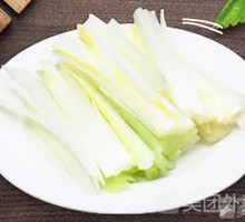 Cucumber and Green Onion Strips