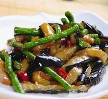 Eggplant and Green Beans