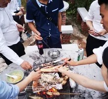 Team Building BBQ Pit