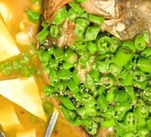 Fresh Green Sichuan Pepper Tofu Pudding Grilled Fish