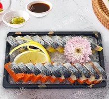 Red and Yellow Carp Double Dish