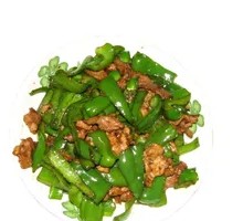 Green Pepper Stir-Fried Pork Rice