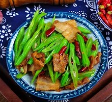 Stir-Fried String Beans with Pork Belly