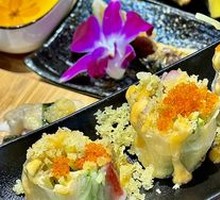 Mango Salmon Spring Rolls