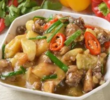 Stewed Chicken and Potato Rice