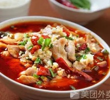 水煮肉片饭