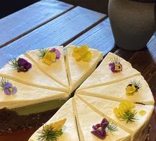 Matcha Custard Cake