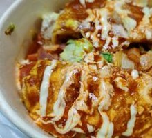 Cheese Grilled Sausage and Cold Noodles