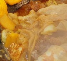 铁锅炖笨鸡排骨