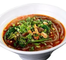 Spicy Sour Noodles with Chicken Strips