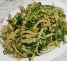 盐爆鸡丝