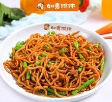 扁豆肉丝焖面